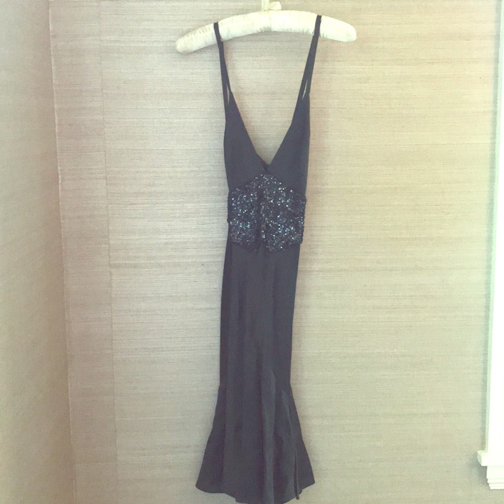 BCBG silk and sequin dress